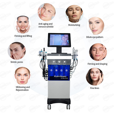 1MHZ 히드라 박피술 얼굴 기계, 다이아몬드 마리크로 피부 박리술 기계