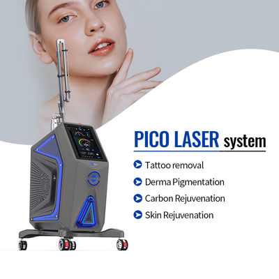 10Hz Picosure Q는 Nd Yag 레이저 1064 Nm 문신 제거 Picosecond 기계를 전환했습니다