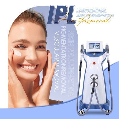 2 In1 IPL 히어 제거 기계 E 라이트 SHR 선택적 3500W IPL 최고 전력